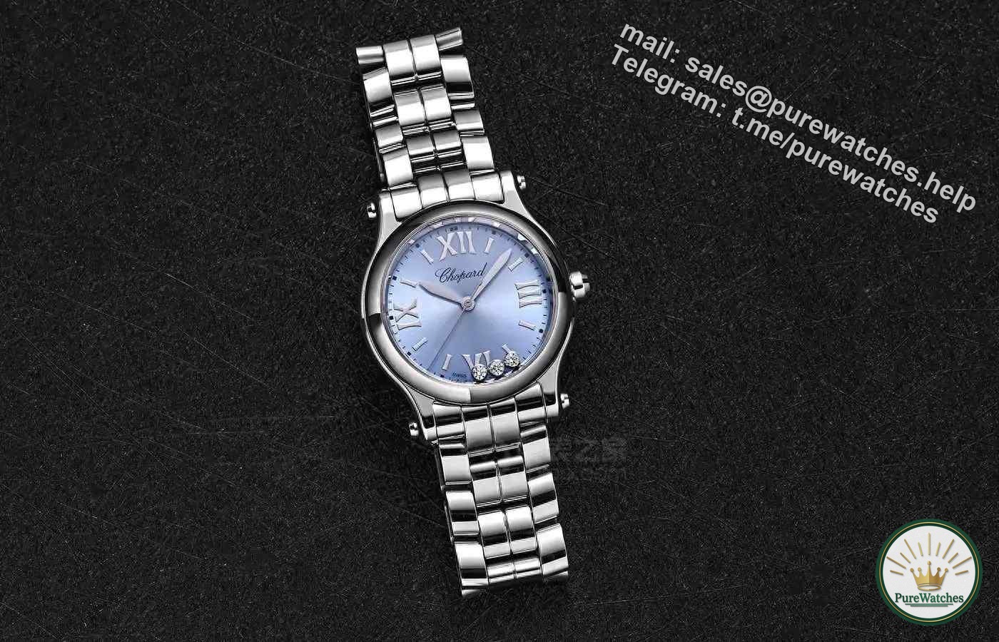 Off-season fashion accessories! Chopard’s Happy Diamond Women’s Watch shines in every important moment of your life