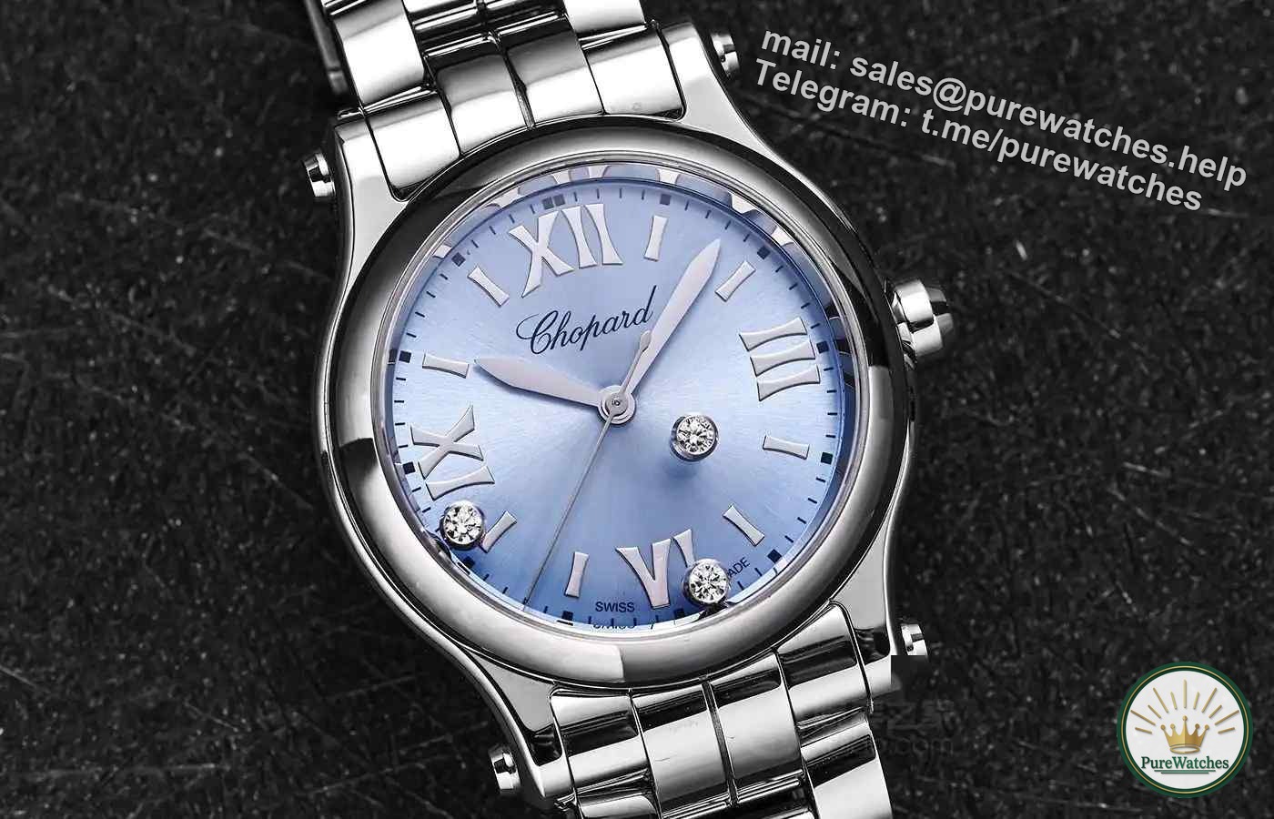 Off-season fashion accessories! Chopard’s Happy Diamond Women’s Watch shines in every important moment of your life