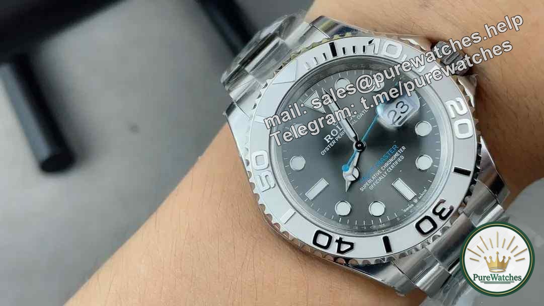 In-depth review of Factory C Rolex Gray Yacht Caliber 3235 replica watch: identification skills and purchasing guide