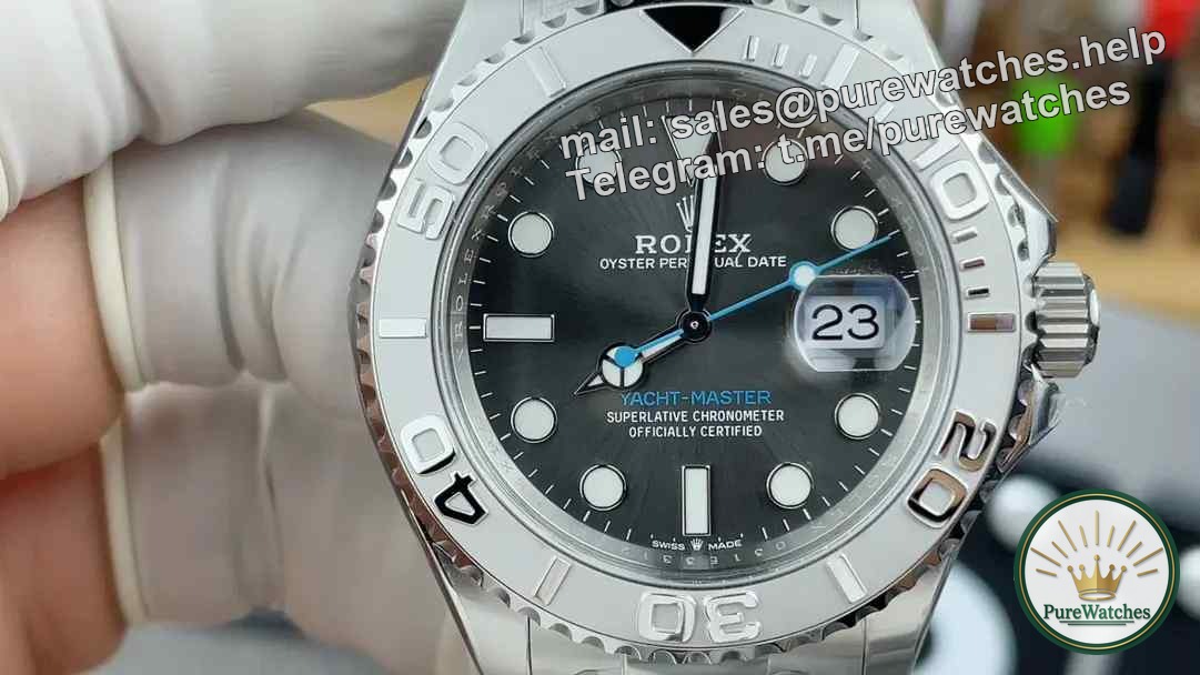 In-depth review of Factory C Rolex Gray Yacht Caliber 3235 replica watch: identification skills and purchasing guide