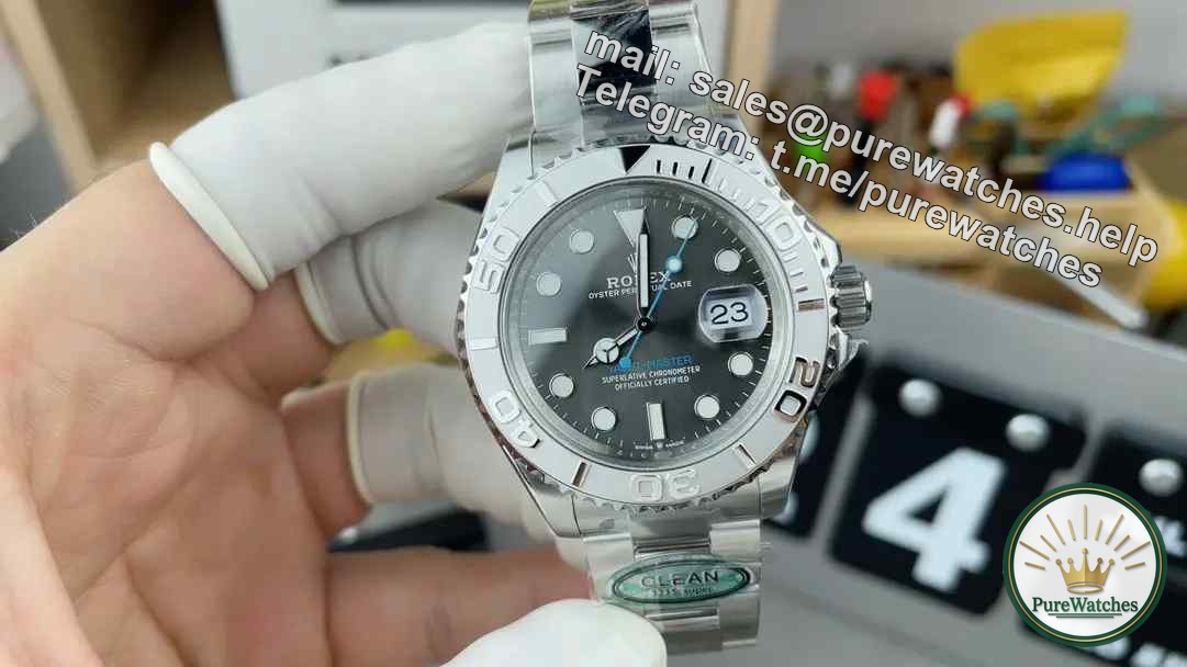 In-depth review of Factory C Rolex Gray Yacht Caliber 3235 replica watch: identification skills and purchasing guide