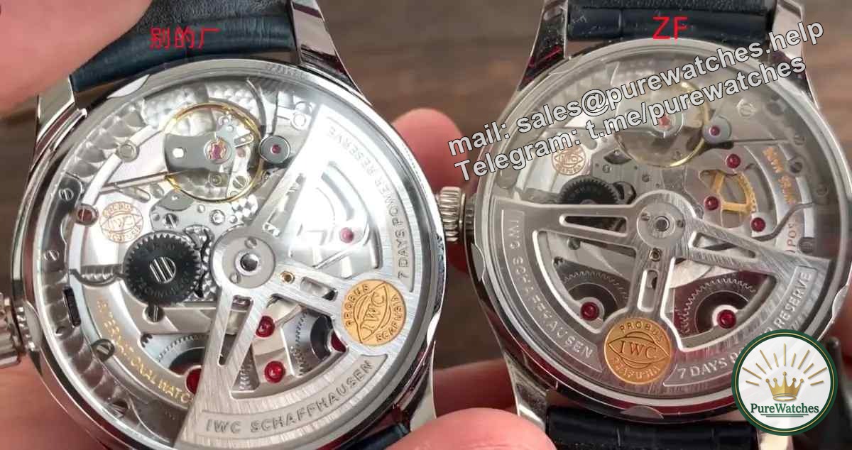ZF Factory IWC Price Revealed and V5 Version Authenticity and Fake Identification Techniques