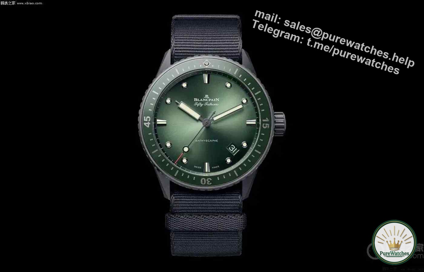 Blancpain shocking release! Three new Fifty Fathoms bathyscaphe black ceramic watches are now available