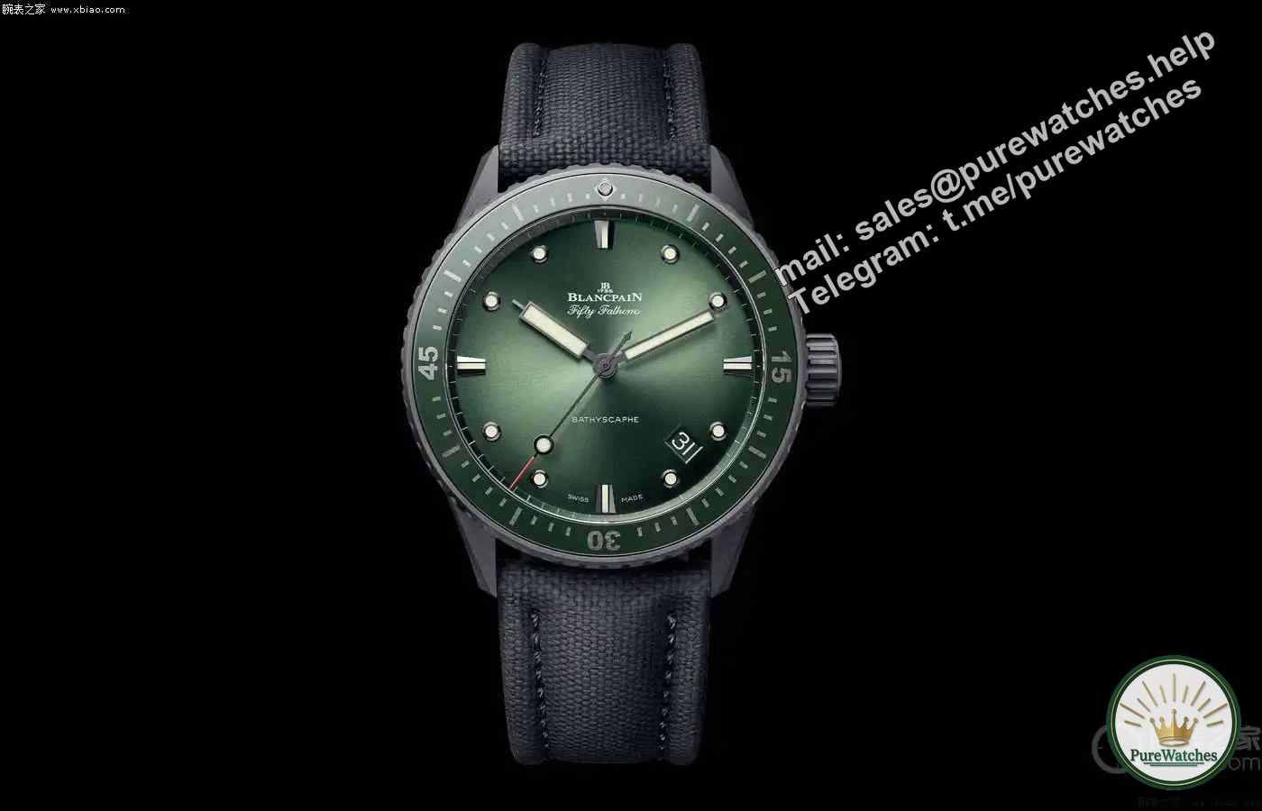 Blancpain shocking release! Three new Fifty Fathoms bathyscaphe black ceramic watches are now available