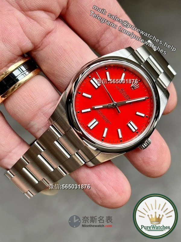 VS factory Rolex Oyster Perpetual 36mm new color matching (dragon fruit color) review, interpretation of Dandong 3235 movement upgrade