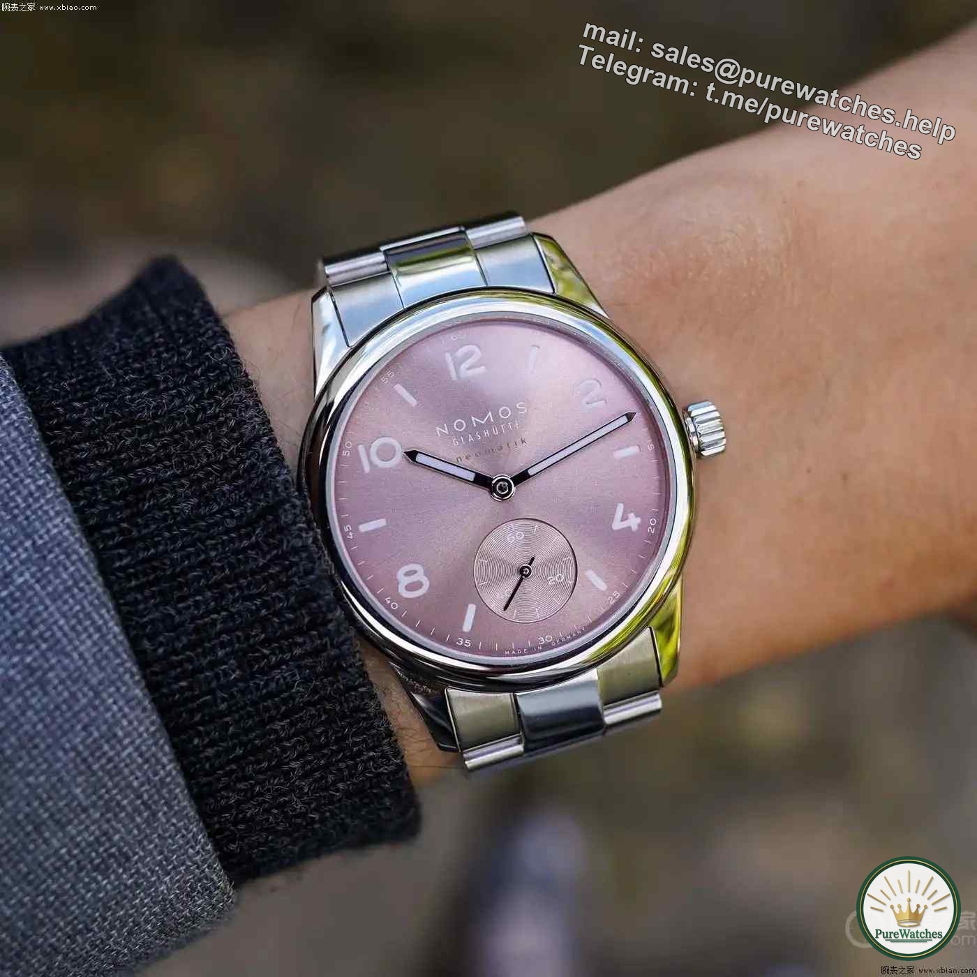 A new 34mm model is added to the Nomos Club Sport series, which is compact, exquisite and colorful.