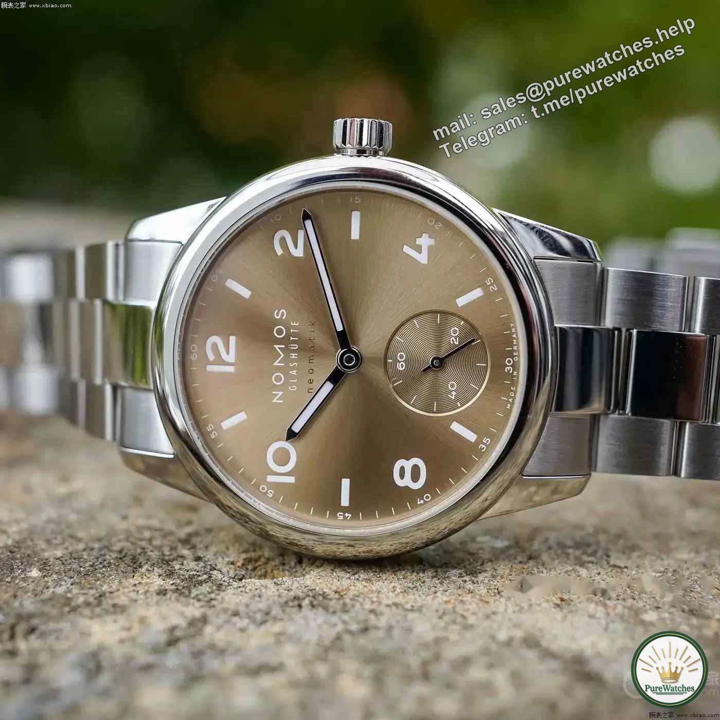 A new 34mm model is added to the Nomos Club Sport series, which is compact, exquisite and colorful.