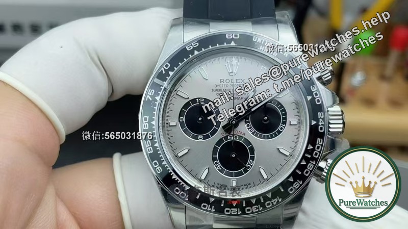 Factory C clean Daytona’s new 4131 gray rubber movement, how is the workmanship and movement stability?