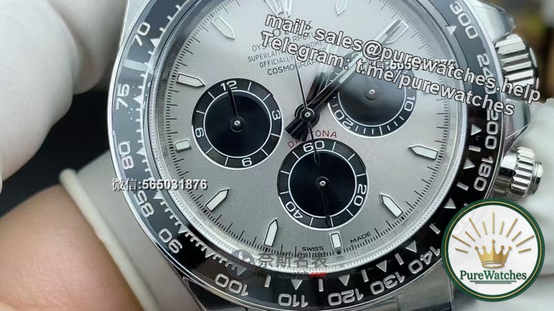 Factory C clean Daytona’s new 4131 gray rubber movement, how is the workmanship and movement stability?