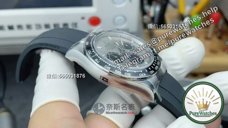Factory C clean Daytona’s new 4131 gray rubber movement, how is the workmanship and movement stability?