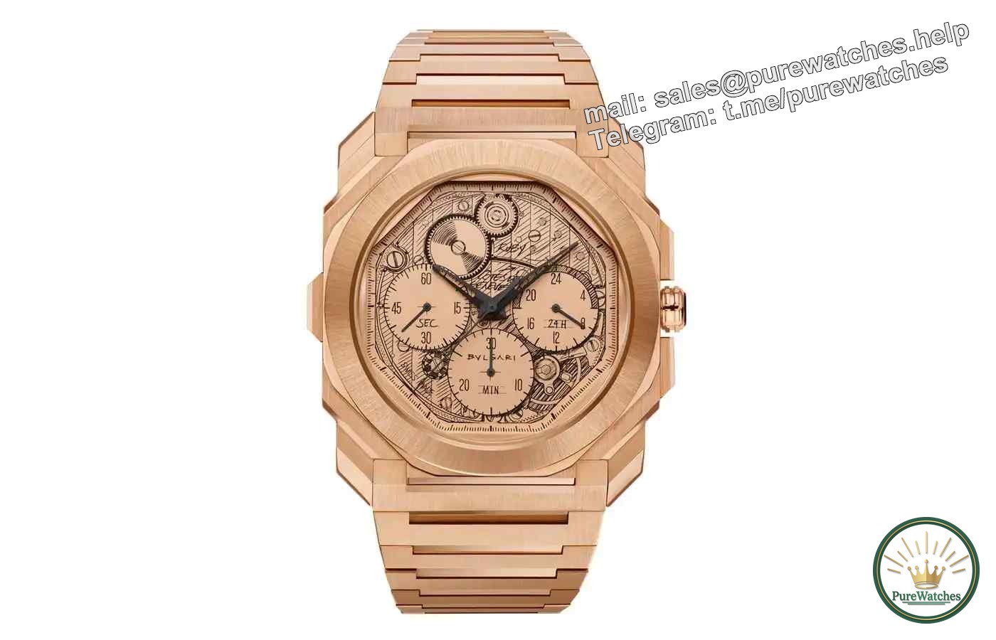 BVLGARI Octo Finissimo unique watch released with shock, TimeForArt special auction highlights