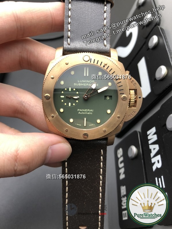 Review of VS factory replica Panerai 382 bronze watch: retro charm, unique mark of time