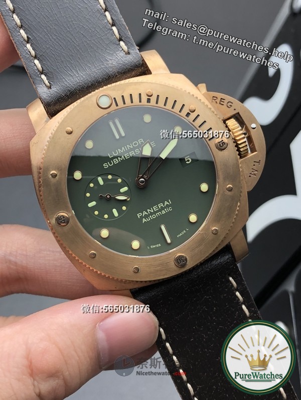 Review of VS factory replica Panerai 382 bronze watch: retro charm, unique mark of time