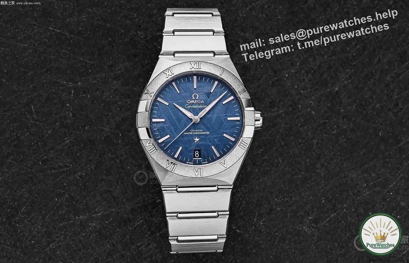 Real shot of Omega Constellation Series Meteorite Watch: 75,800 yuan to enjoy the beauty of the universe!