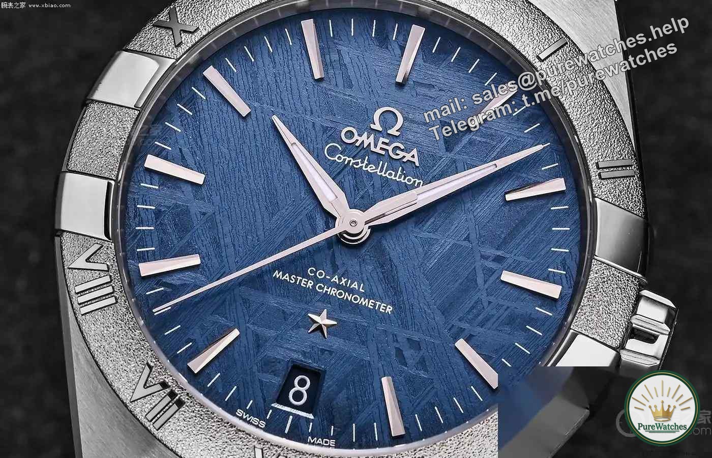Real shot of Omega Constellation Series Meteorite Watch: 75,800 yuan to enjoy the beauty of the universe!