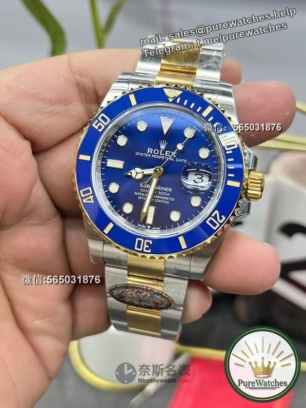 In-depth review of the gold and blue Submariner series in the clean room of Factory C: Shanghai 3235 movement, workmanship details revealed!