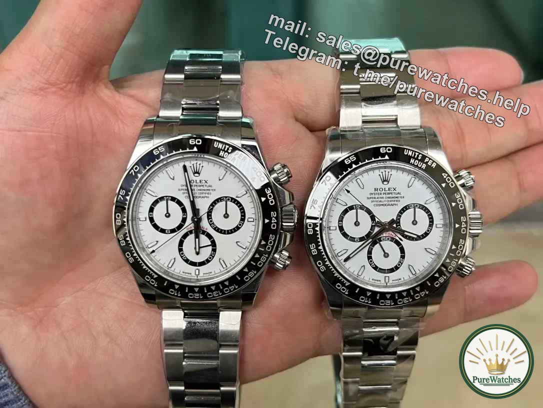 Detailed comparison between genuine and fake Rolex Panda 4131 movement in Factory C (comparison between genuine and fake, identification skills)