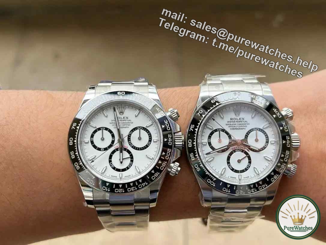 Detailed comparison between genuine and fake Rolex Panda 4131 movement in Factory C (comparison between genuine and fake, identification skills)
