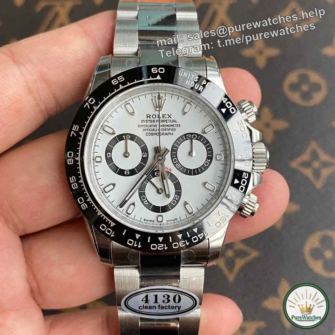 Detailed explanation of Factory C Rolex Panda Di 4130 movement and the difference between it and the genuine product (a must-read for newbies)
