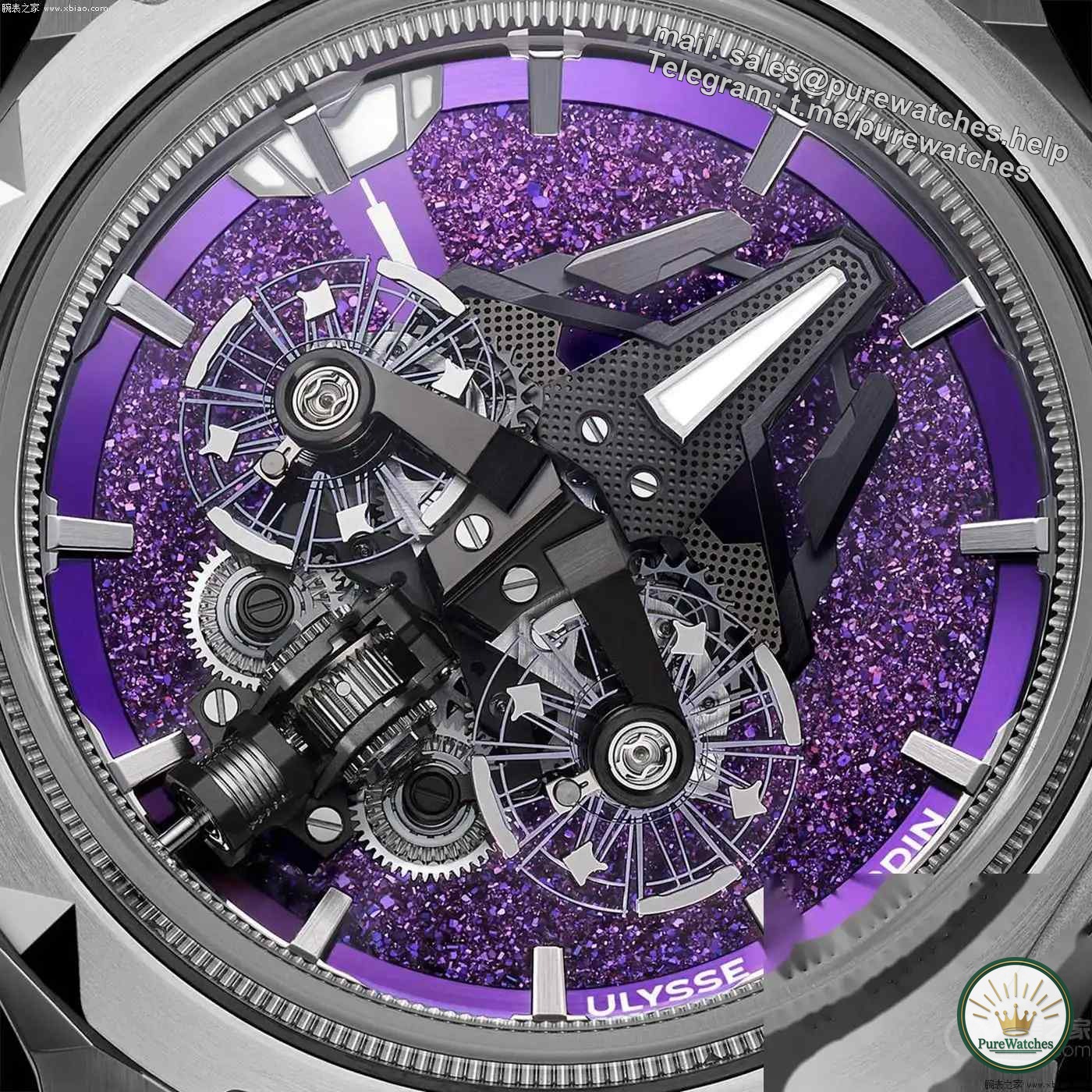 Ulysse Nardin pays tribute to the centenary of Watches of Switzerland: the Freak S limited edition watch makes its debut #Ulysse Nardin Limited Edition
