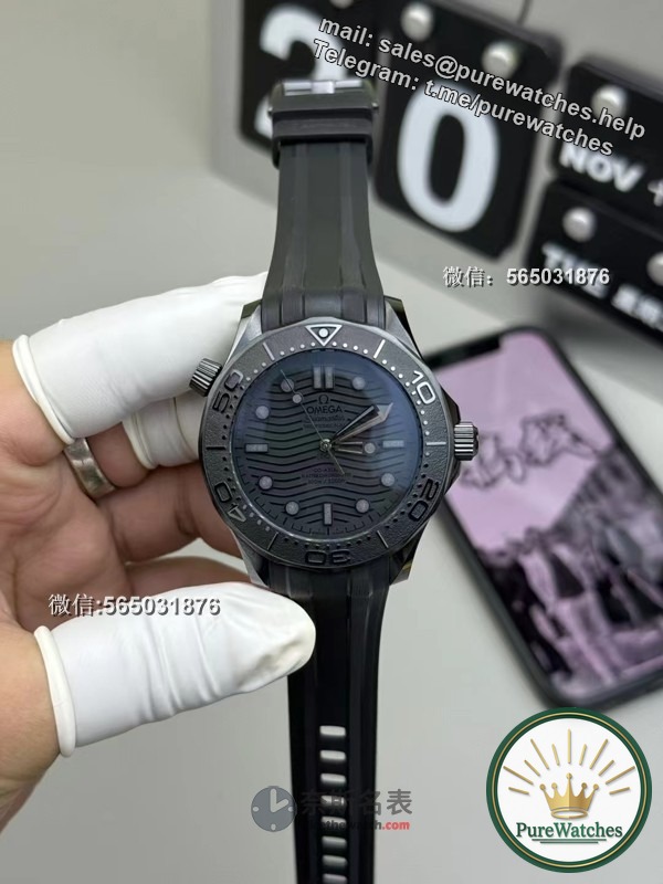 ‌Detailed review of the VS factory Omega Seamaster 300 Black Warrior replica watch‌, made of all black ceramics, is it worth buying?