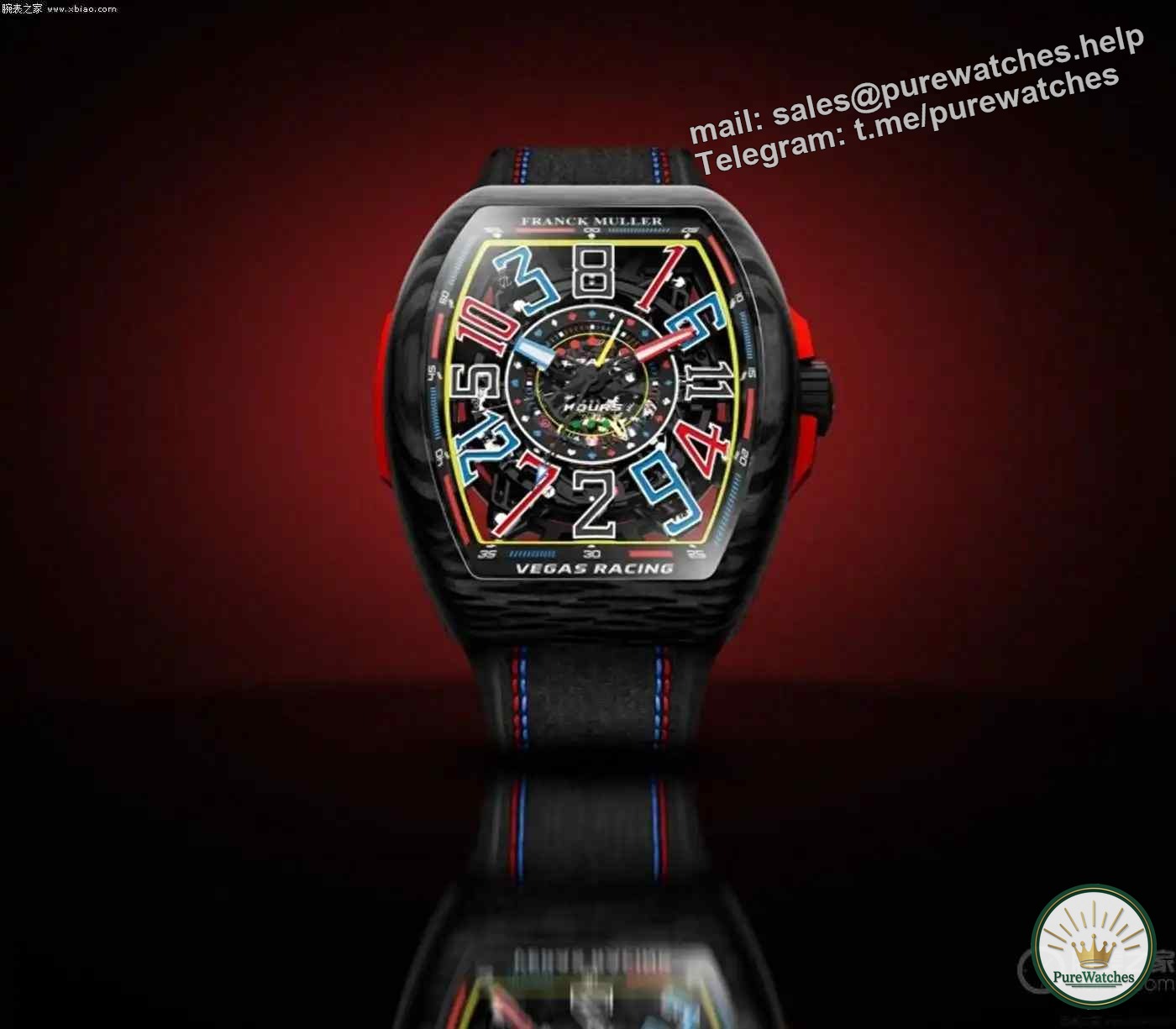 Franck Muller’s new Vanguard Crazy Hours Vegas Racing limited edition watch pays tribute to the fast and passionate Las Vegas!