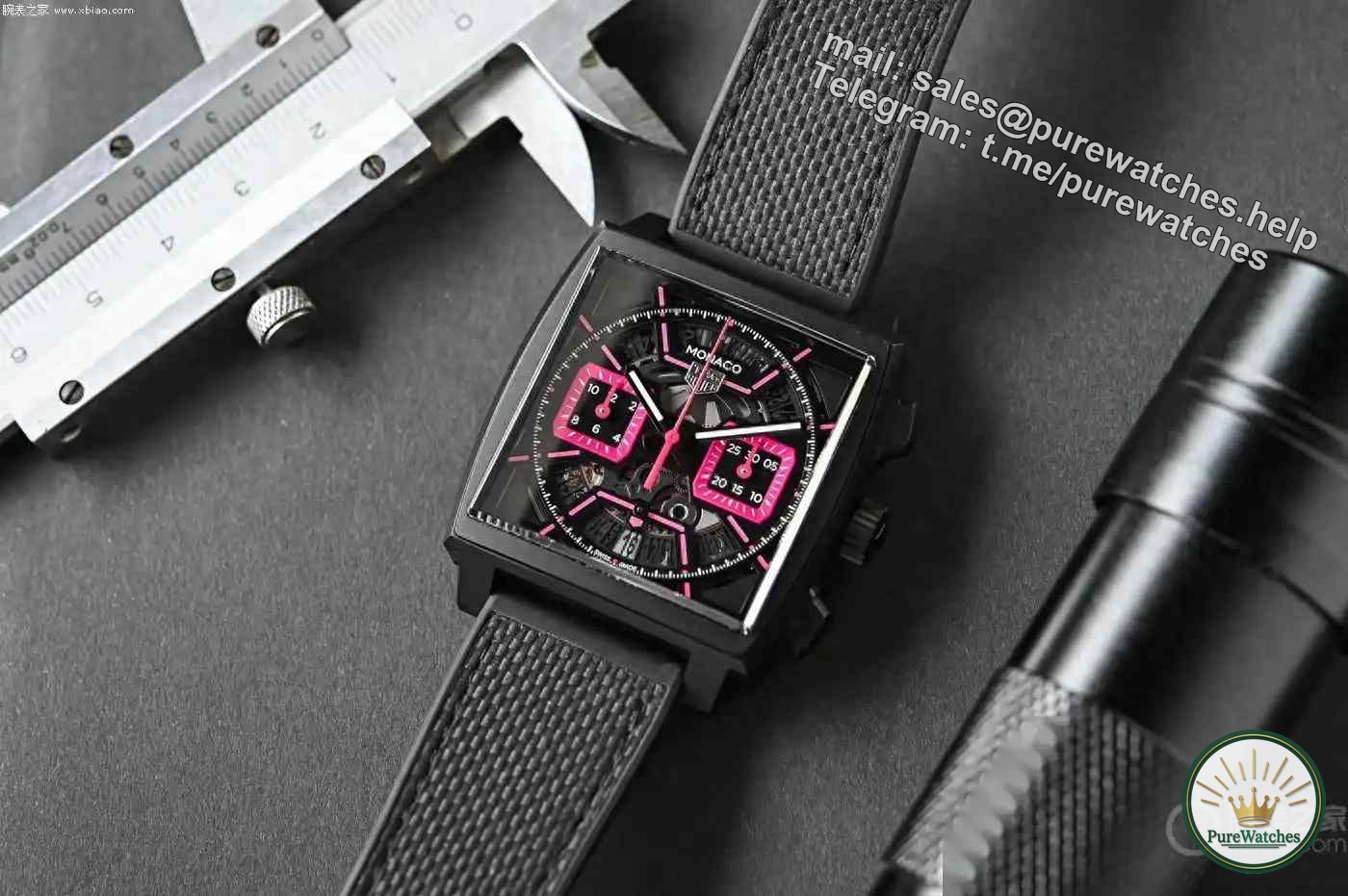 TAG Heuer Monaco Skeleton Chronograph Watch Las Vegas Edition released, priced at 90,000, interpreting classics and innovation!