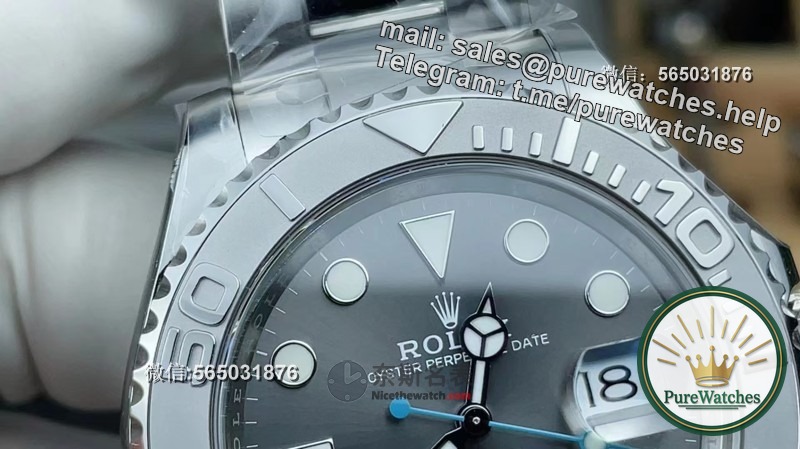 Factory C Rolex Gray Yacht M126622 Comprehensive Upgrade Evaluation: The movement has an energy storage of 70 hours and a battery life of 70 hours, with a high degree of detail restoration!