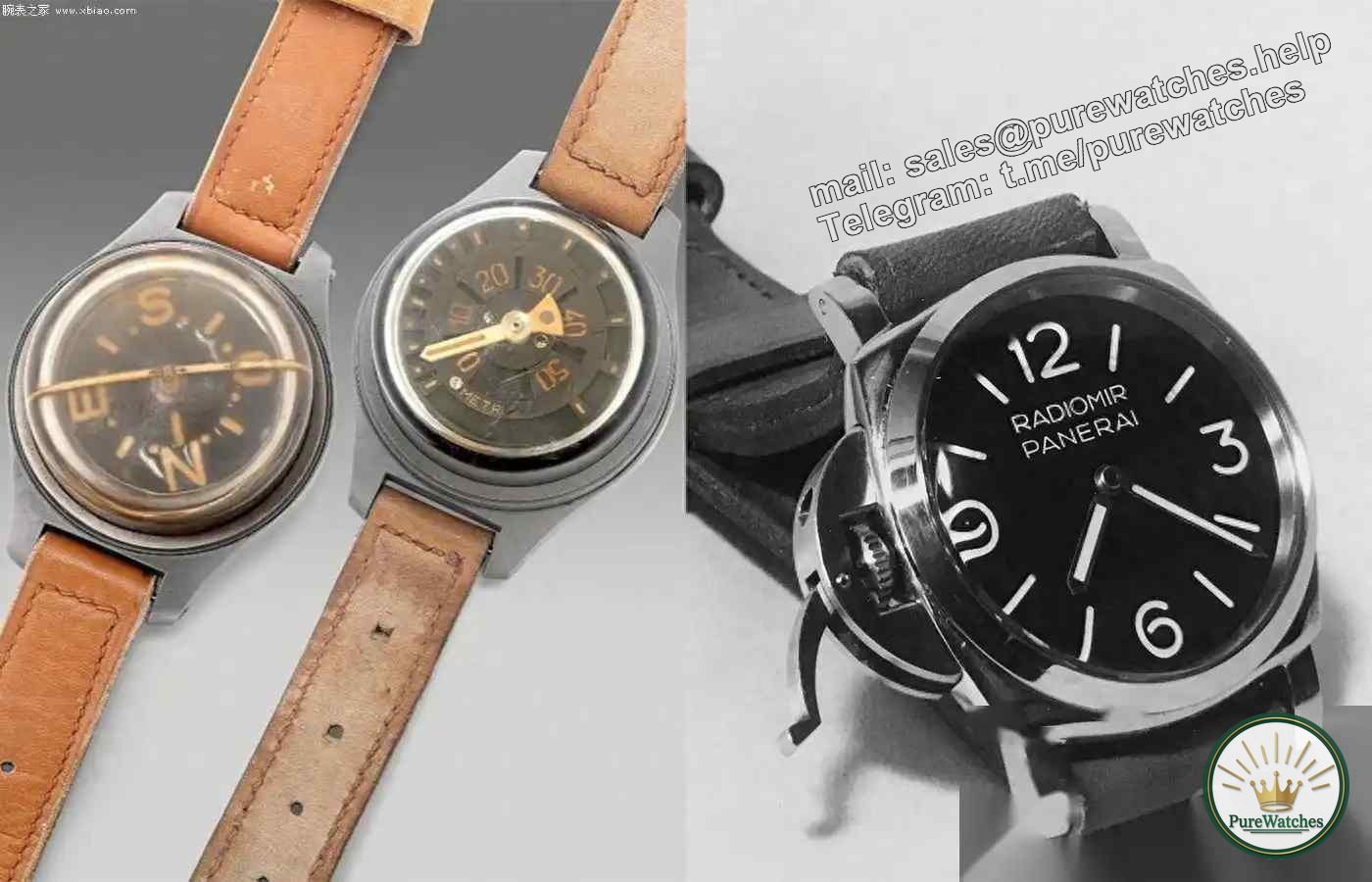Real shot analysis of Panerai’s new left-handed watch PAM01655: 44mm stainless steel case, eight-day power reserve, a blend of retro and modern