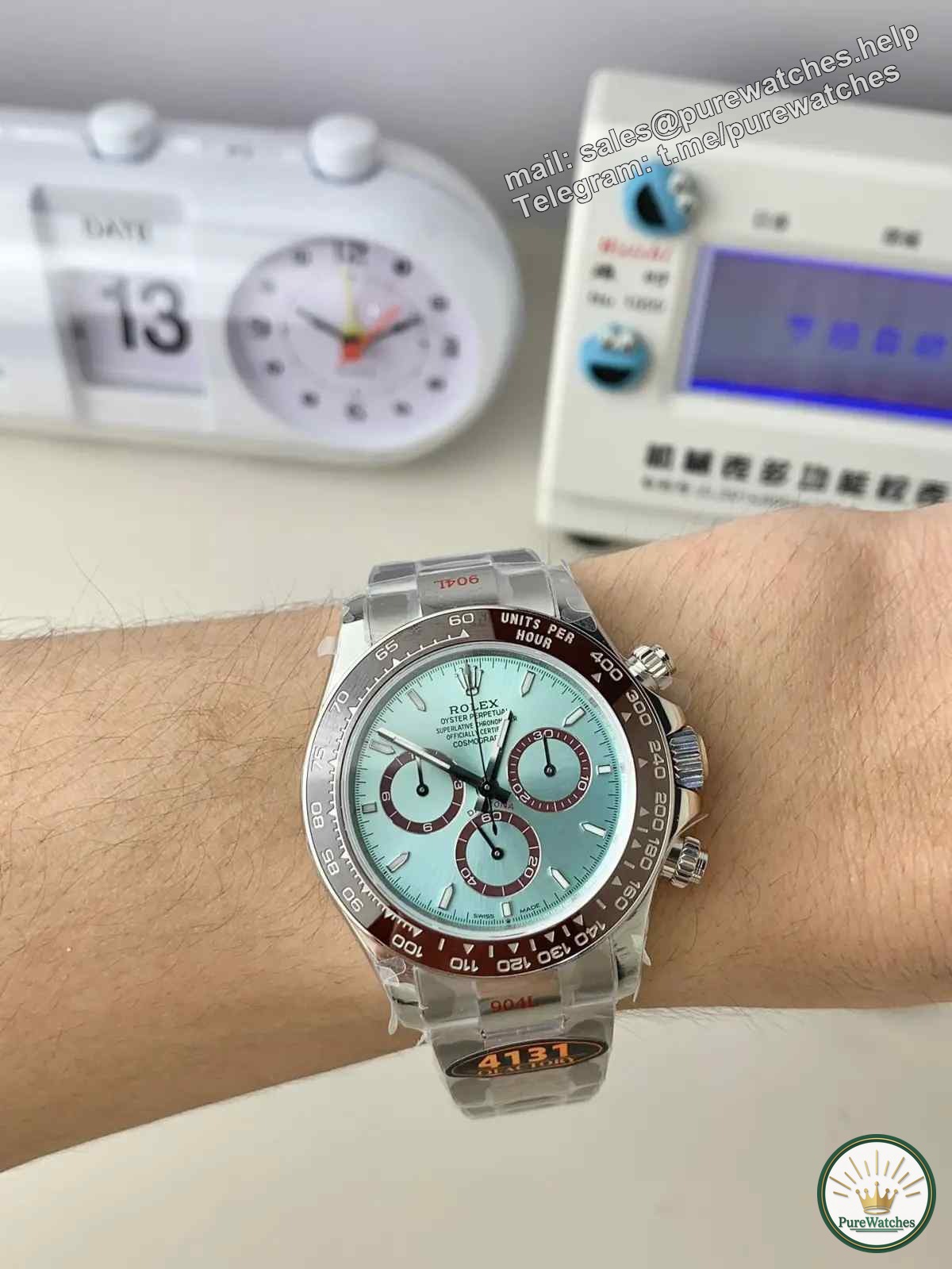 An in-depth review of the QF factory Rolex Ice Landi 4131 movement. How stable is the 4131 movement? Is it worth buying?