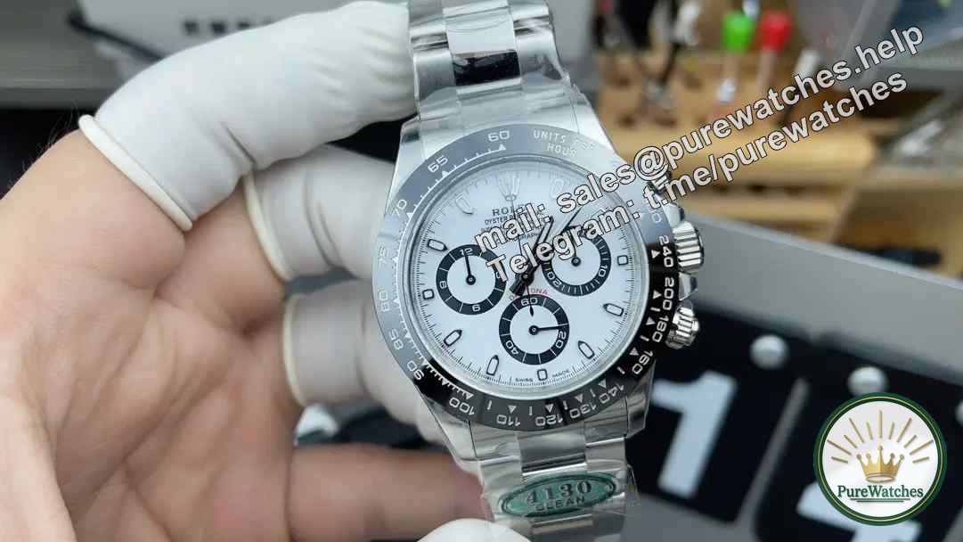 Get started with the guide! Factory C Rolex Panda Replica Review: Dandong 4130 movement is stable and the details are perfect!