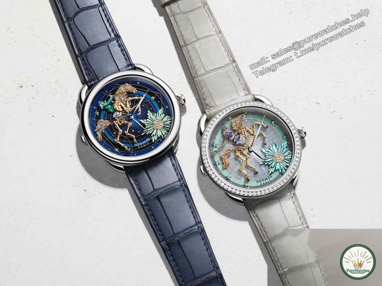 Hermès 2024 new complex function watch tour: the wonderful blend of art and time