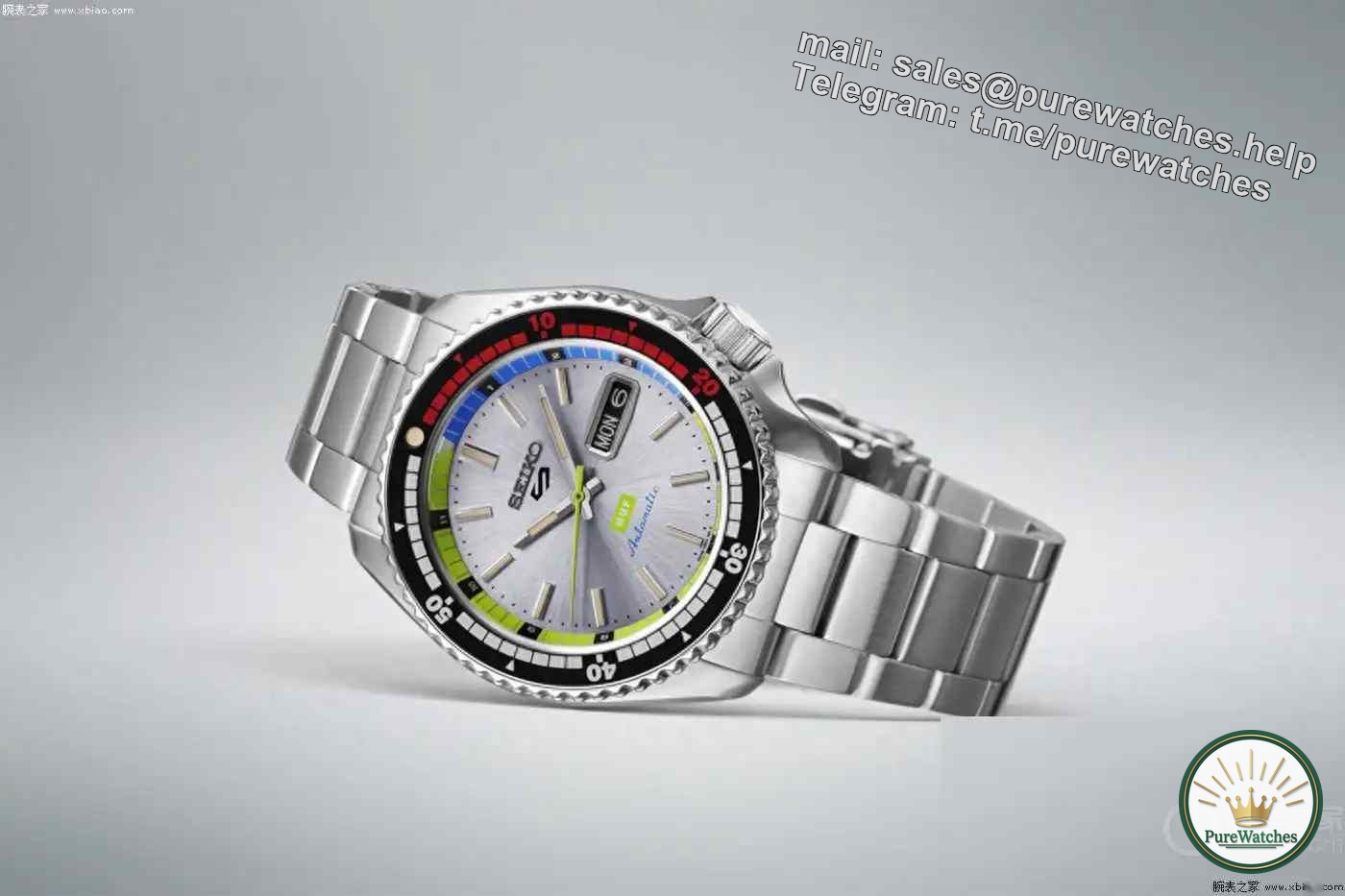 The Seiko 5 Sports HUF limited edition watch is shockingly released, combining the essence of street fashion and mechanical watchmaking!