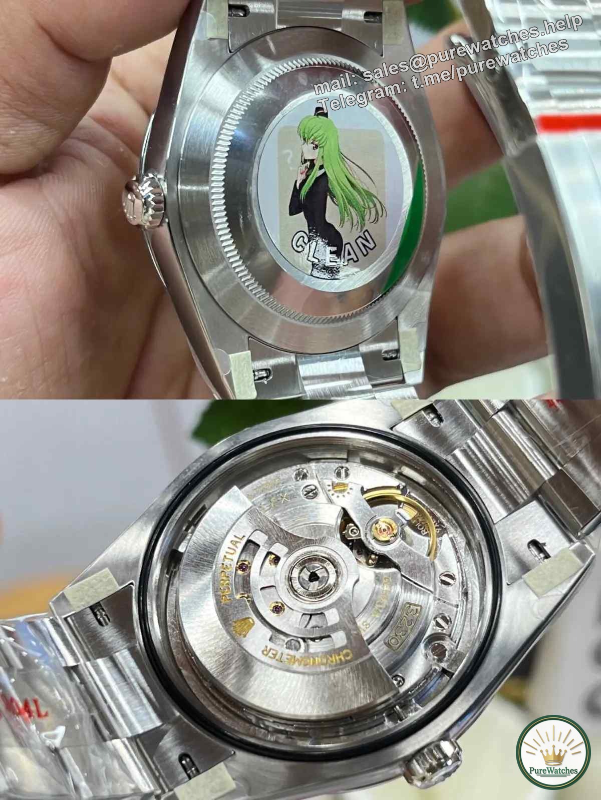 Factory C Rolex Oyster Perpetual Bubble Face Replica Watch Review: Authentic and Fake Comparison and Watch Buying Guide