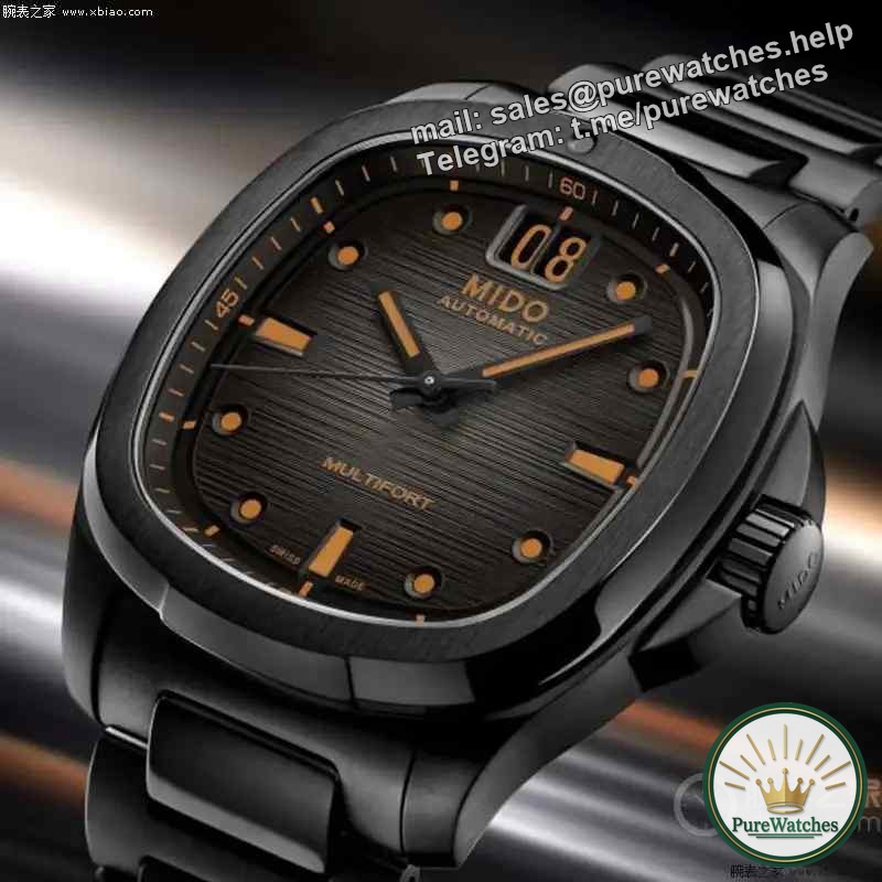 The Mido Helmsman series launches the new TV large calendar black and orange watch. The retro design combines modern elements. Is it worth buying?