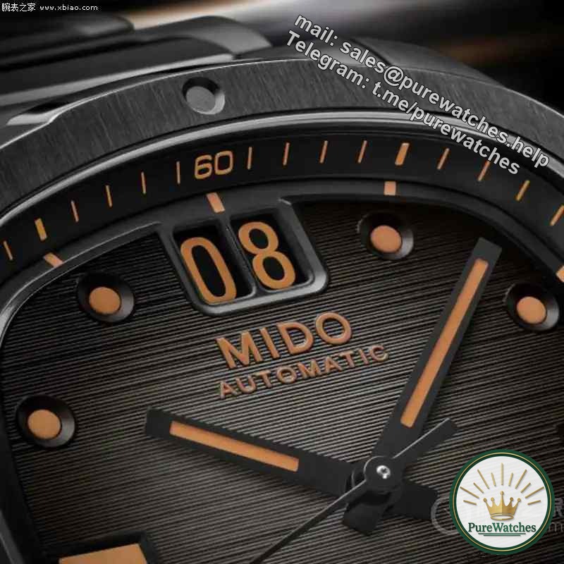 The Mido Helmsman series launches the new TV large calendar black and orange watch. The retro design combines modern elements. Is it worth buying?