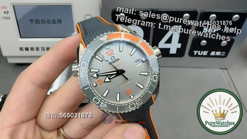 Authenticity identification skills! What is the difference between the VS factory Haima 600m quarter orange gray plate and the genuine product?