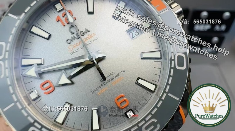 Authenticity identification skills! What is the difference between the VS factory Haima 600m quarter orange gray plate and the genuine product?