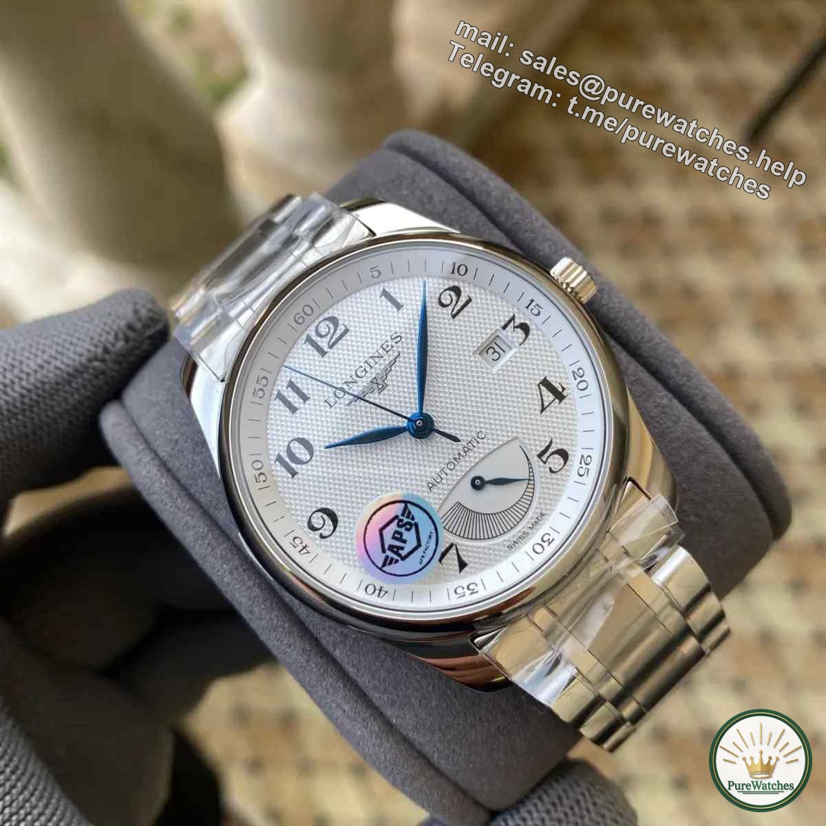How is the workmanship of the APS factory Longines Big Mouth replica watch? How is the simulation? check it out!