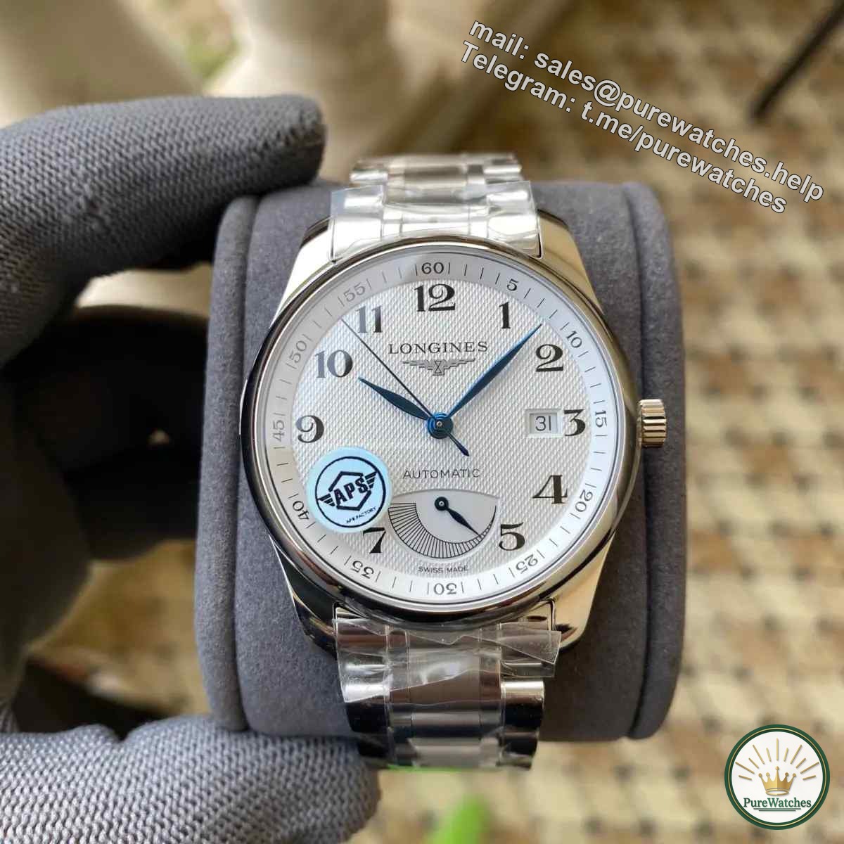 How is the workmanship of the APS factory Longines Big Mouth replica watch? How is the simulation? check it out!