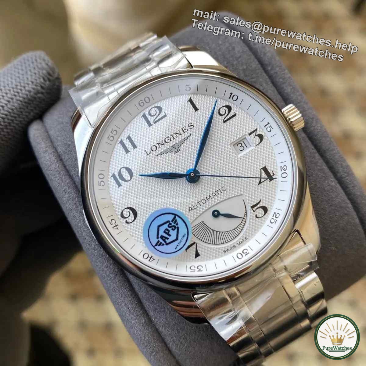 How is the workmanship of the APS factory Longines Big Mouth replica watch? How is the simulation? check it out!