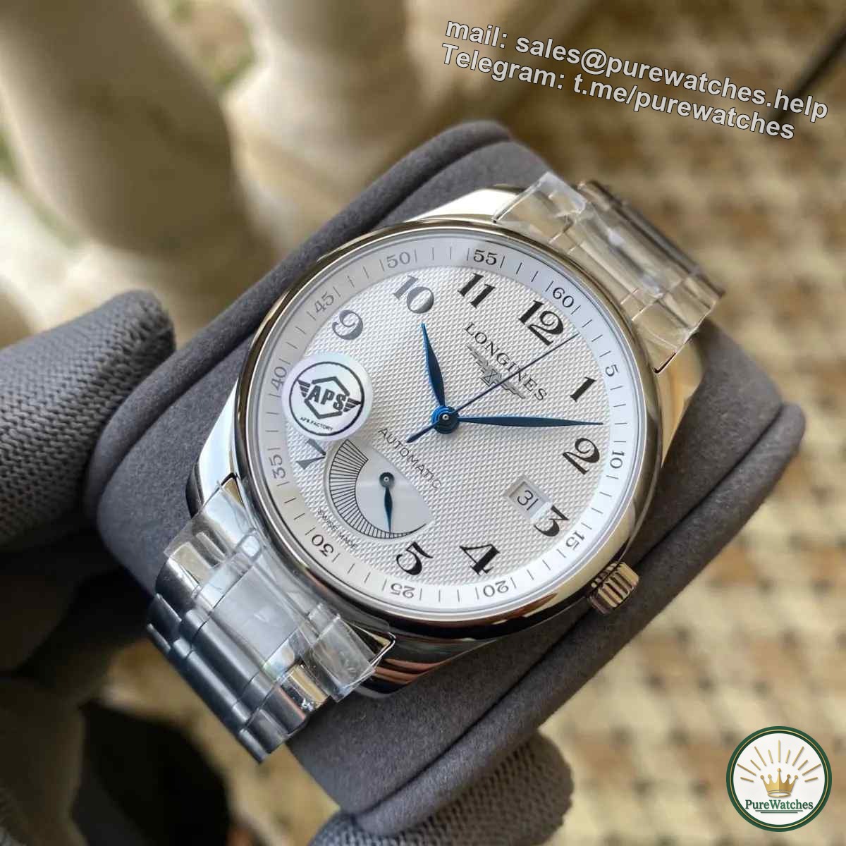 How is the workmanship of the APS factory Longines Big Mouth replica watch? How is the simulation? check it out!