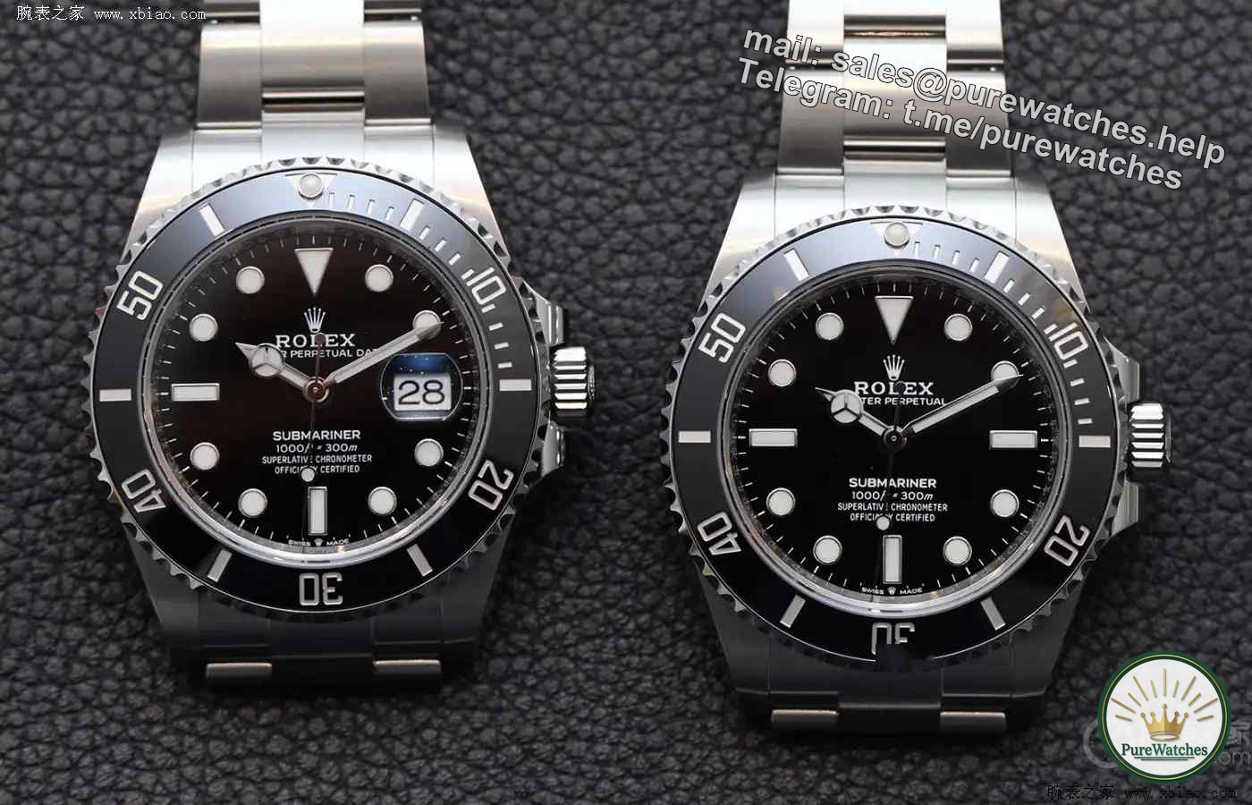 Submariner VS Seamaster 300 meters, who is better without calendar diving watch?