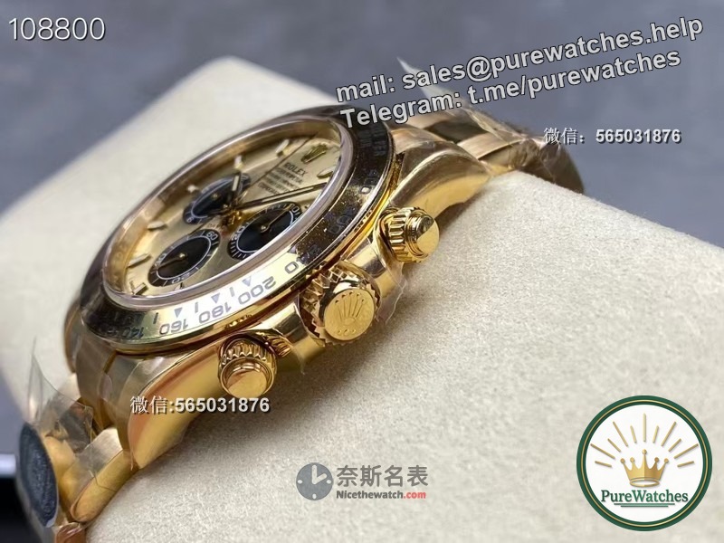 Clean factory Daytona 4131 machine Yu Wenledi, super detailed evaluation of gold diamond surface!