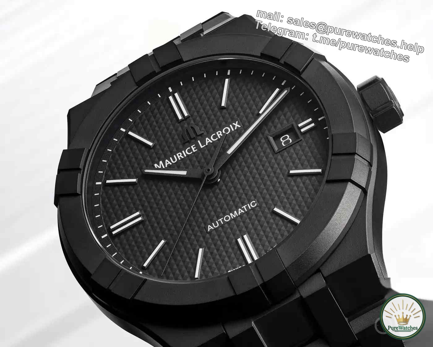 Amazing everyone! Maurice Lacroix Aikon series automatic ceramic 39 & 42 mm watches are waiting for you