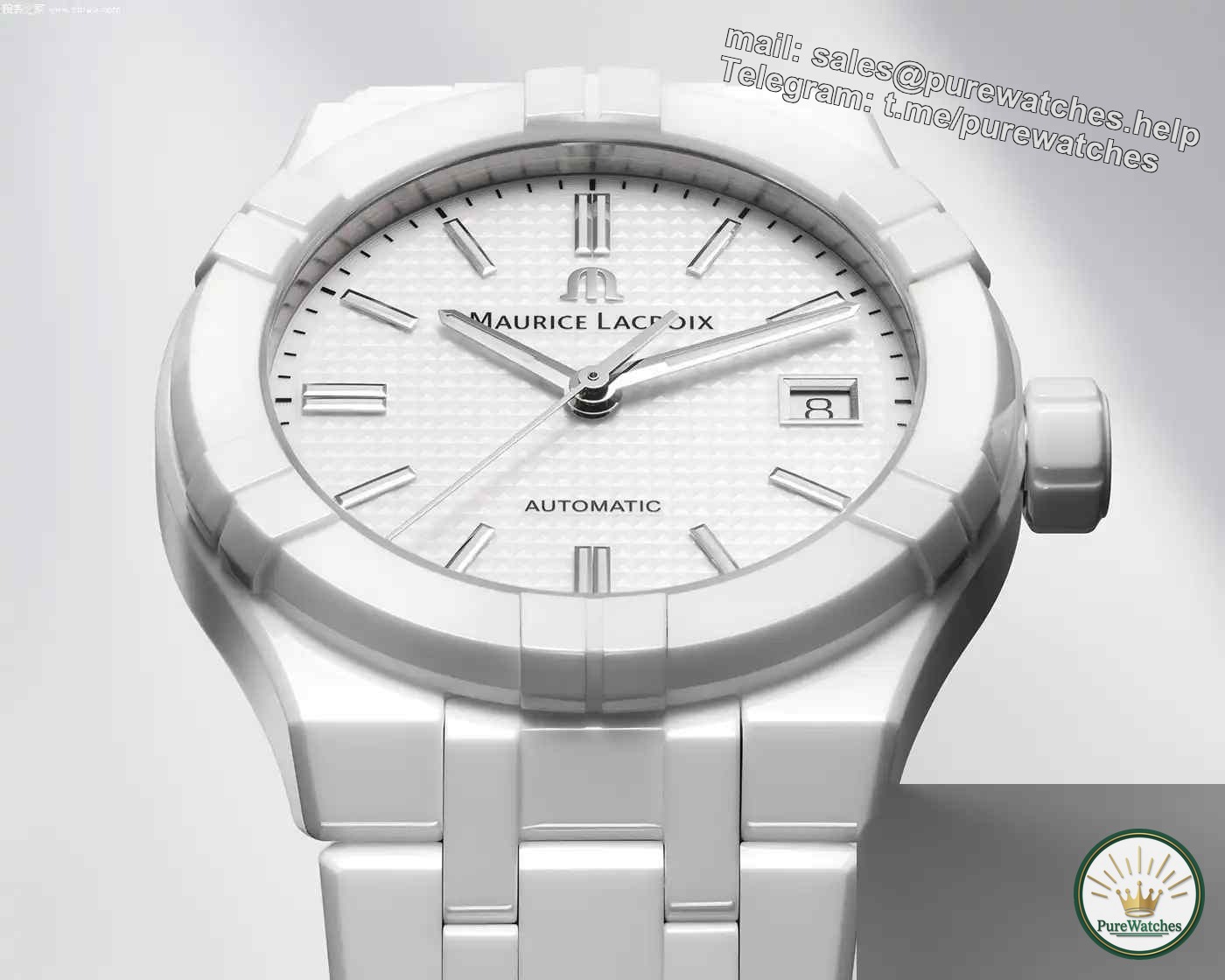 Amazing everyone! Maurice Lacroix Aikon series automatic ceramic 39 & 42 mm watches are waiting for you