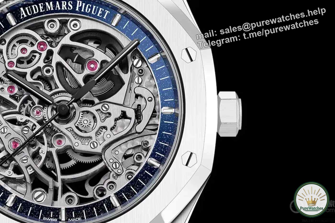Limited edition is coming! Audemars Piguet Royal Oak Series Double Balance Skeleton White Ceramic Watch is exclusive to the Middle East!