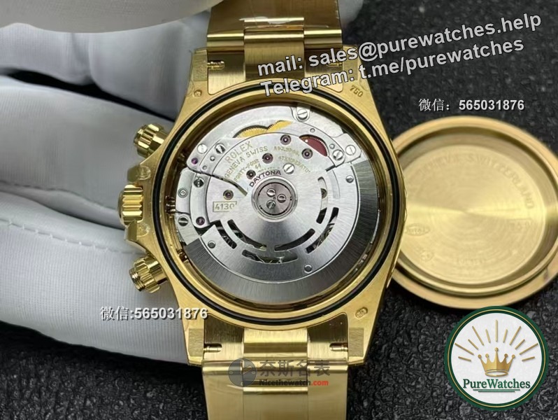 Take a peek! VS factory Rolex Green Gold 4130, detailed review will take you to find out!