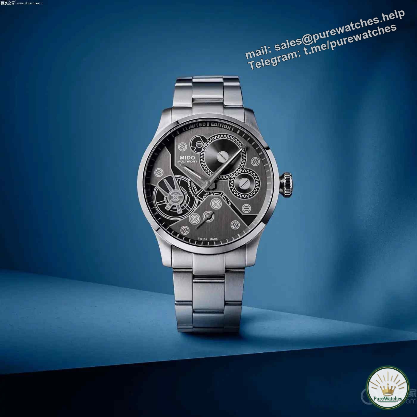 Limited to 999 pieces! The Mido Helmsman Series Mechanical Master Watch is waiting for you to grab!