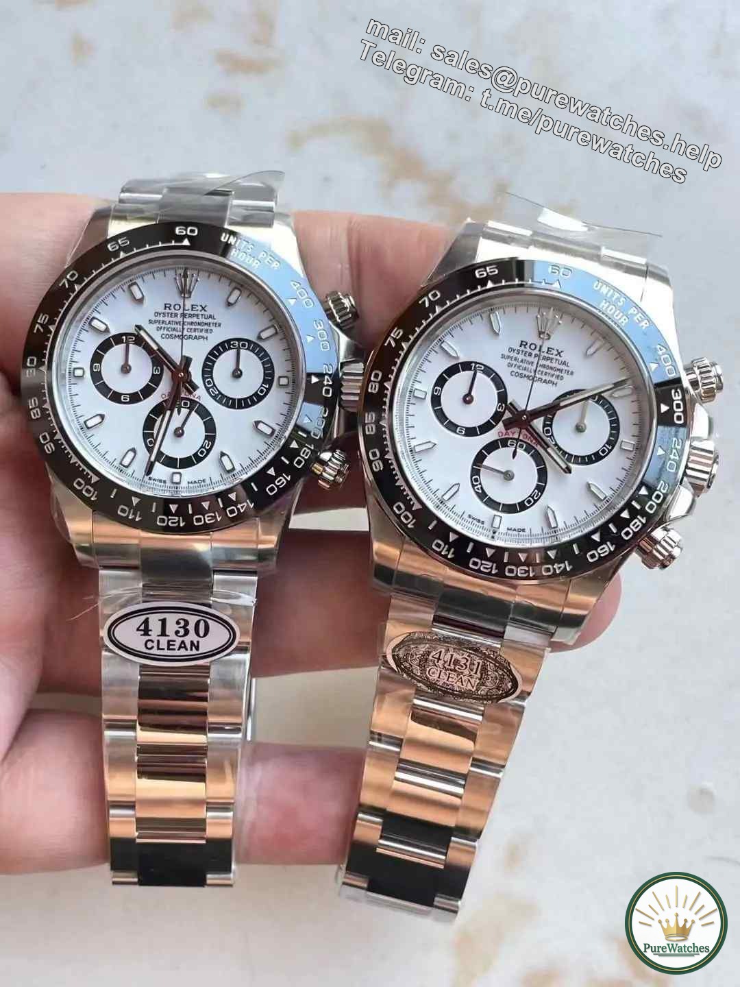 Watch buying guide! How to choose between Factory C Rolex Panda 4130 and 4131 movements?